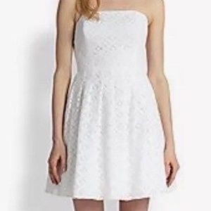 LILLY PULITZER White Lace Caitlin Dress